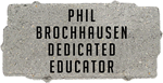 Phil Brochhausen献身的教育家